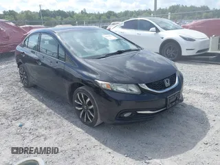 2015 Honda Civic EX-L with VIN 19XFB2F97FE027878, listed as a IAAI auction lot 42170801 with Not Provided miles. Bid and sale history available at carsss.com. Image 1.