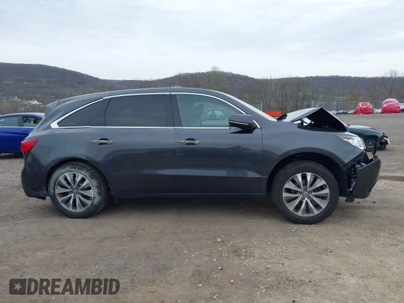2015 Acura MDX Technology with VIN 5FRYD4H46FB005525, listed as a IAAI auction lot 42077017 with 123,077 mi miles and . Bid and sale history available at DreamBid. Image 13.