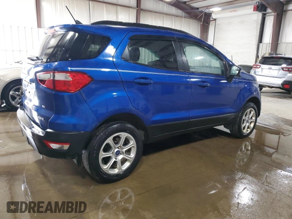 2020 Ford EcoSport SE with VIN MAJ6S3GL6LC368813, listed as a Copart auction lot 53084445 with 73,016 mi miles and Salvage Title. Bid and sale history available at carsss.com. Image 3.