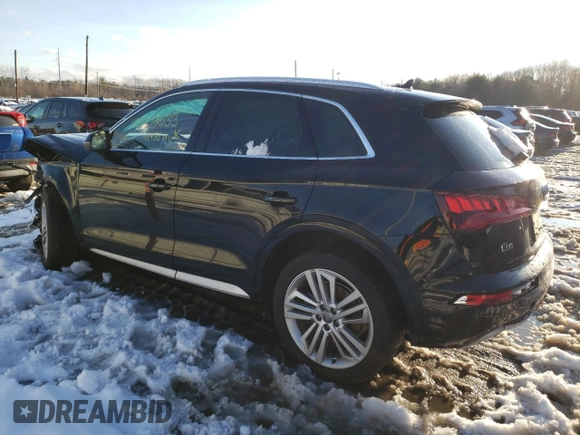 2018 Audi Q5 Premium Plus with VIN WA1BNAFY6J2238724, listed as a Copart auction lot 37409633 with 48,438 mi miles and . Bid and sale history available at DreamBid. Image 2.