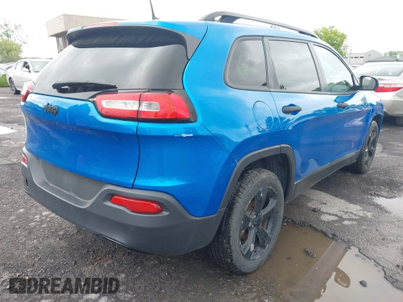 2017 Jeep Cherokee Sport with VIN 1C4PJLAB6HW617599, listed as a IAAI auction lot 42456069 with 78,773 mi miles and . Bid and sale history available at DreamBid. Image 4.