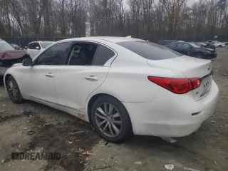 2016 Infiniti Q50 2.0t Premium with VIN JN1CV7AR0GM252213, listed as a Copart auction lot 84420874 with 100,763 mi miles and Salvage Title. Bid and sale history available at carsss.com. Image 2.