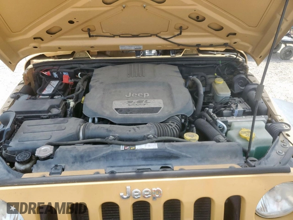 2013 Jeep Wrangler Unlimited Sport z VIN 1C4BJWDG7DL650142, wystawiony jako Copart lot #56846935 z przebiegiem 69 371 mil mil oraz Szkoda całkowita • Salvage title. Historia ofert i sprzedaży dostępna na DreamBid. Obrazek 12.