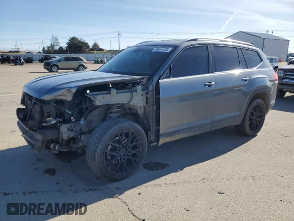 2018 Volkswagen Atlas SE z VIN 1V2CP2CA2JC596042, wystawiony jako Copart lot #49864425 z przebiegiem 87 859 mil mil oraz Szkoda całkowita • Salvage title. Historia ofert i sprzedaży dostępna na DreamBid. Obrazek 1.