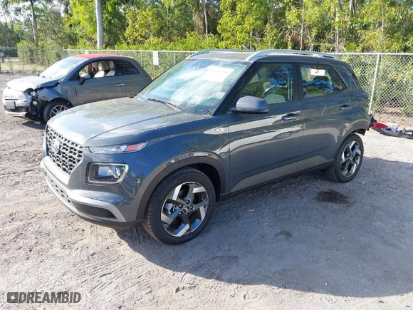 2024 Hyundai Venue SEL with VIN KMHRC8A31RU306499, listed as a IAAI auction lot 41536798 with NaN miles. Bid and sale history available at carsss.com. Image 2.