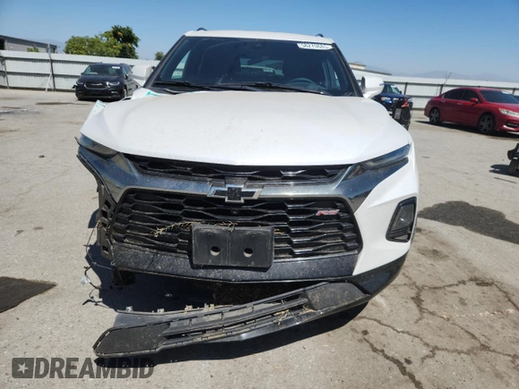 2020 Chevrolet Blazer RS with VIN 3GNKBERS4LS717851, listed as a Copart auction lot 58270685 with 23,674 mi miles and Salvage title. Bid and sale history available at DreamBid. Image 5.