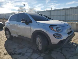 2022 FIAT 500X Trekking with VIN ZFBNF3B18NP980302, listed as a Copart auction lot 43127195 with 27,473 mi miles and Salvage title. Bid and sale history available at DreamBid. Image 4.