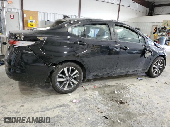 2021 Nissan Versa SV with VIN 3N1CN8EVXML890682, listed as a Copart auction lot 89253195 with 74,265 mi miles and Salvage Title. Bid and sale history available at carsss.com. Image 3.