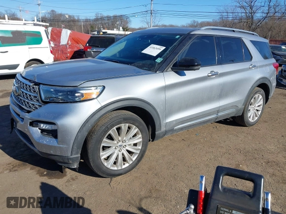 2020 Ford Explorer Limited with VIN 1FMSK8FH7LGA66504, listed as a IAAI auction lot 41463499 with 35,723 mi miles. Bid and sale history available at carsss.com. Image 2.