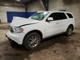2018 Dodge Durango SXT with VIN 1C4RDJAG1JC315628, listed as a Copart auction lot 56653695 with 128,765 mi miles and Clean title. Bid and sale history available at DreamBid. Image 1.