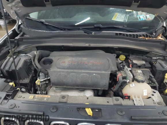 2017 Jeep Renegade Sport with VIN ZACCJAAB0HPG15296, listed as a IAAI auction lot 42134138 with 98,655 mi miles and . Bid and sale history available at DreamBid. Image 10.
