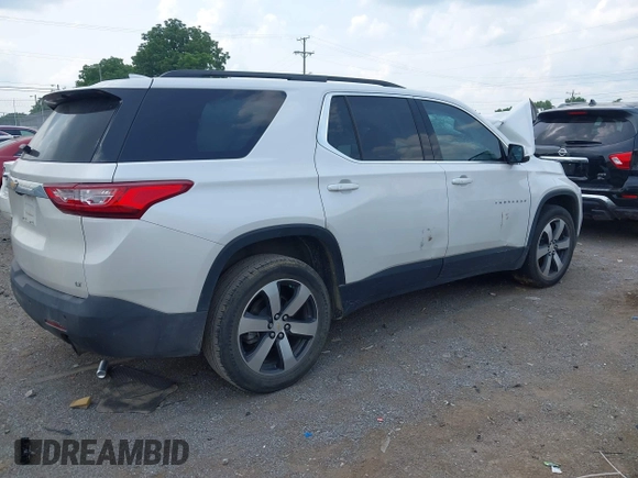 2020 Chevrolet Traverse LT with VIN 1GNEVHKW7LJ181482, listed as a IAAI auction lot 42486716 with Not provided miles and . Bid and sale history available at DreamBid. Image 4.