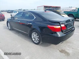 2011 Lexus LS 460 with VIN JTHCL5EF9B5009539, listed as a IAAI auction lot 42279135 with 160,081 mi miles and . Bid and sale history available at DreamBid. Image 3.
