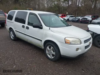 2007 Chevrolet Uplander LS Fleet with VIN 1GNDV23197D212506, listed as a IAAI auction lot 41230549 with 267,414 mi miles. Bid and sale history available at carsss.com. Image 1.