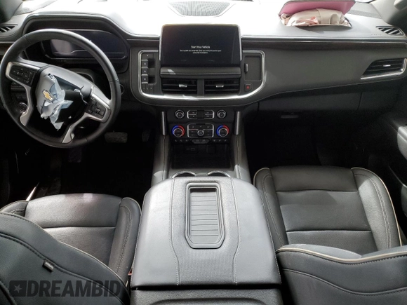 2023 Chevrolet Suburban Premier with VIN 1GNSKFKD8PR543891, listed as a Copart auction lot 53661735 with 34,857 mi miles and Salvage Title. Bid and sale history available at DreamBid. Image 8.