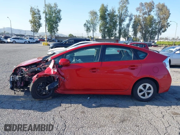 2015 Toyota Prius Four with VIN JTDKN3DU4F1984801, listed as a IAAI auction lot 41987017 with 79,183 mi miles. Bid and sale history available at carsss.com. Image 14.