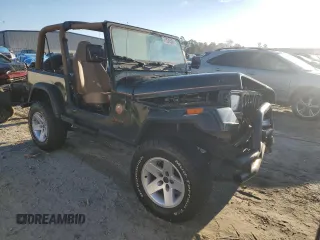 1995 Jeep Wrangler Sahara with VIN 1J4FY49S6SP272569, listed as a Copart auction lot 77839534 with 162,080 mi miles and Salvage Title. Bid and sale history available at carsss.com. Image 4.