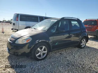 2008 Suzuki SX4 Regional Edition Touring with VIN JS2YA413285105160, listed as a Copart auction lot 84409534 with 93,581 mi miles and Salvage Title. Bid and sale history available at carsss.com. Image 1.
