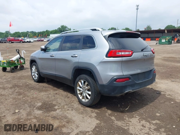 2016 Jeep Cherokee Limited with VIN 1C4PJLDB7GW164619, listed as a IAAI auction lot 42534654 with 252,788 mi miles and . Bid and sale history available at DreamBid. Image 3.