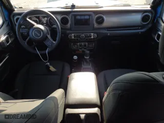 2021 Jeep Gladiator Texas Trail with VIN 1C6JJTAM5ML546356, listed as a Copart auction lot 68625434 with 43,518 mi miles and Salvage Title. Bid and sale history available at carsss.com. Image 8.