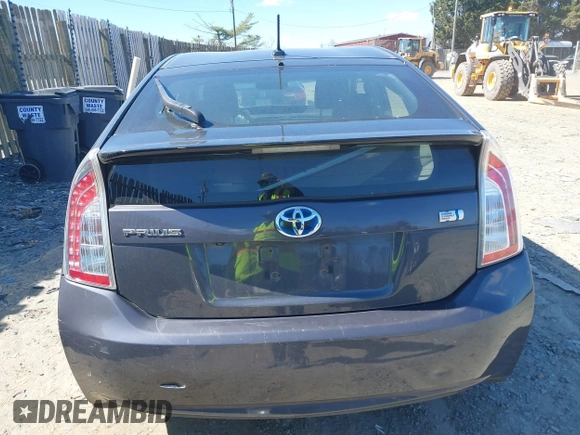 2012 Toyota Prius One with VIN JTDKN3DU5C5507573, listed as a IAAI auction lot 41887602 with 142,708 mi miles. Bid and sale history available at carsss.com. Image 16.