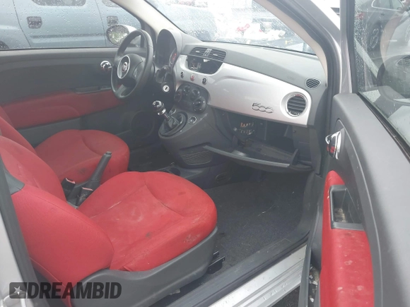 2014 FIAT 500 Pop with VIN 3C3CFFAR7ET264083, listed as a IAAI auction lot 42142971 with 130,549 mi miles. Bid and sale history available at carsss.com. Image 5.