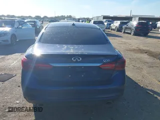 2019 Infiniti Q50 RED SPORT 400 with VIN JN1FV7AP8KM780182, listed as a IAAI auction lot 41682121 with 73,110 mi miles. Bid and sale history available at carsss.com. Image 16.