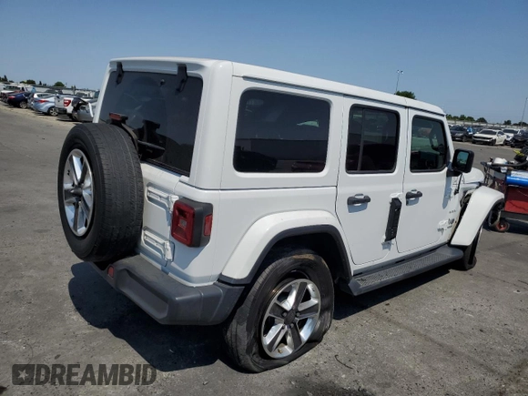 2018 Jeep Wrangler Unlimited Sahara с VIN 1C4HJXEG5JW303515, выставлен на аукционе Copart как лот 59985005 с пробегом 58 628 миль миль и Списание • Salvage title. История ставок и продаж доступна на DreamBid. Изображение 3.