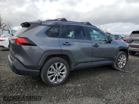 2021 Toyota RAV4 XLE Premium with VIN 2T3A1RFV9MC181112, listed as a Copart auction lot 46335305 with 69,661 mi miles and Salvage title. Bid and sale history available at DreamBid. Image 3.