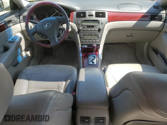 2003 Lexus ES 300 with VIN JTHBF30G230131052, listed as a Copart auction lot 53727255 with 122,755 mi miles and Salvage Title. Bid and sale history available at DreamBid. Image 8.