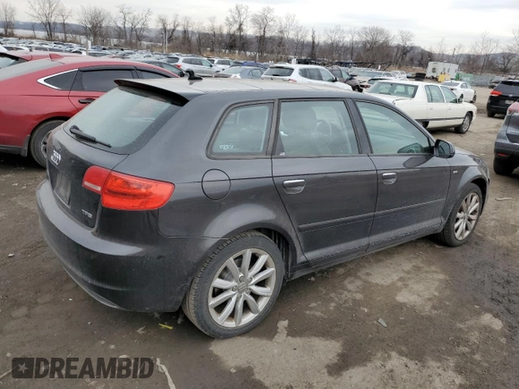 2011 Audi A3 Premium with VIN WAUBEAFM8BA024356, listed as a Copart auction lot 47540545 with 127,355 mi miles and Salvage title. Bid and sale history available at DreamBid. Image 3.