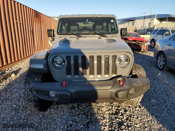 2023 Jeep Wrangler Rubicon with VIN 1C4JJXFG9PW678123, listed as a Copart auction lot 81574334 with 19,621 mi miles and Salvage Title. Bid and sale history available at carsss.com. Image 5.