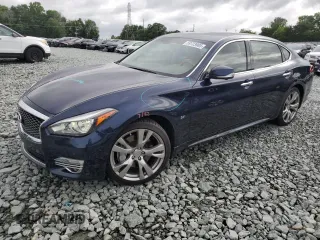 2017 Infiniti Q70 3.7 z VIN JN1BY1PP4HM170590, wystawiony jako Copart lot #59723985 z przebiegiem 79 314 mil mil oraz Szkoda całkowita • Salvage title. Historia ofert i sprzedaży dostępna na DreamBid. Obrazek 1.