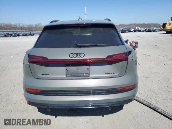 2023 Audi e-tron Chronos with VIN WA1VABGE2PB025202, listed as a Copart auction lot 89198375 with 6,980 mi miles and Salvage title. Bid and sale history available at DreamBid. Image 6.