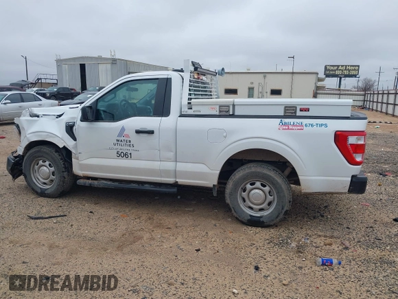 2023 Ford F-150 XL with VIN 1FTMF1CPXPKF78037, listed as a IAAI auction lot 41449060 with 13,255 mi miles and . Bid and sale history available at carsss.com. Image 14.