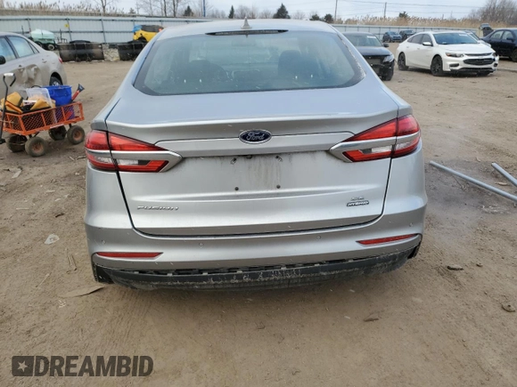 2020 Ford Fusion Hybrid SE with VIN 3FA6P0LUXLR106731, listed as a Copart auction lot 40049003 with 36,576 mi miles. Bid and sale history available at carsss.com. Image 6.