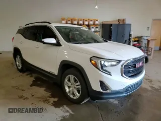 2020 GMC Terrain SLE with VIN 3GKALMEV9LL179996, listed as a Copart auction lot 59338565 with 50,990 mi miles and Salvage title. Bid and sale history available at DreamBid. Image 14.