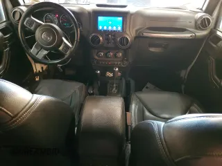 2018 Jeep Wrangler JK Unlimited Sahara with VIN 1C4BJWEG6JL865828, listed as a Copart auction lot 81837414 with 84,216 mi miles and Salvage Title. Bid and sale history available at carsss.com. Image 8.