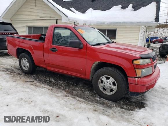 2008 Chevrolet Colorado LS with VIN 1GCCS149388158593, listed as a Copart auction lot 43274085 with 140,065 mi miles and Clean Title. Bid and sale history available at DreamBid. Image 4.