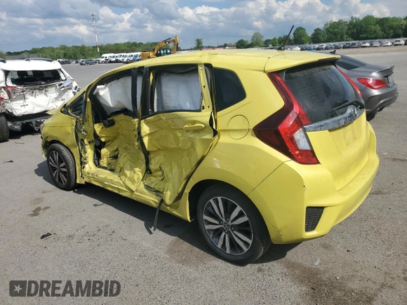 2017 Honda Fit EX with VIN JHMGK5H77HS001720, listed as a Copart auction lot 55964595 with Not provided miles and Salvage title. Bid and sale history available at DreamBid. Image 2.