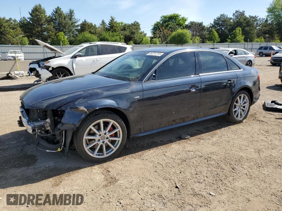 2014 Audi A4 Premium Plus z VIN WAUFFAFL8EN001341, wystawiony jako Copart lot #56251315 z przebiegiem 61 819 mil mil oraz Szkoda całkowita • Salvage title. Historia ofert i sprzedaży dostępna na DreamBid. Obrazek 1.