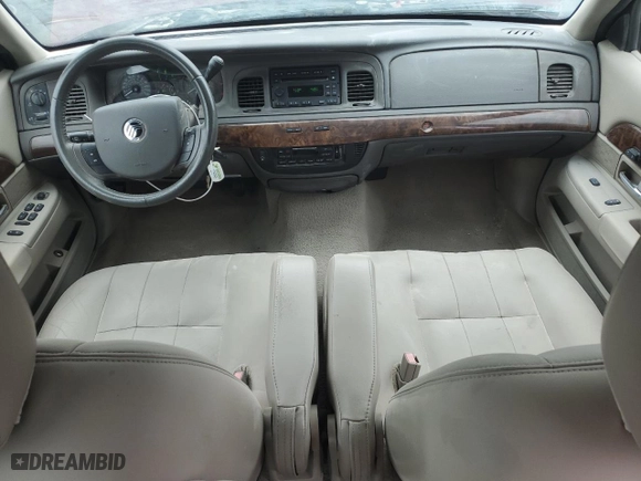 2007 Mercury Grand Marquis LS with VIN 2MEFM75V97X632663, listed as a Copart auction lot 73807104 with 82,217 mi miles and Non Repairable. Bid and sale history available at carsss.com. Image 8.