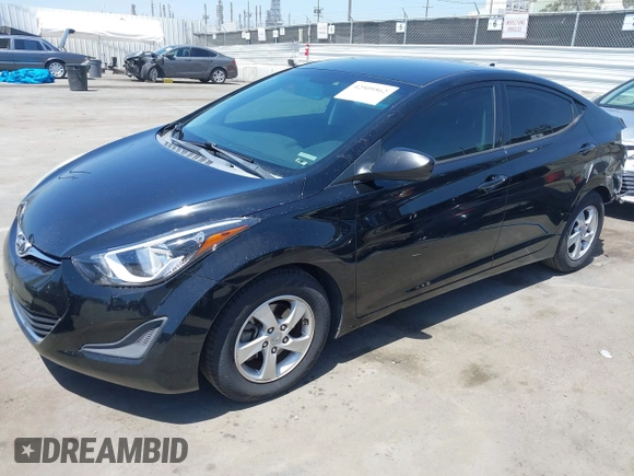 2015 Hyundai Elantra SE z VIN 5NPDH4AE1FH595805, wystawiony jako IAAI lot #42509562 z przebiegiem 115 460 mil mil oraz . Historia ofert i sprzedaży dostępna na DreamBid. Obrazek 2.