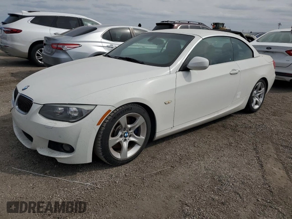 2013 BMW 3 Series 335i with VIN WBADX7C53DJ589247, listed as a Copart auction lot 76715834 with 59,073 mi miles and Salvage Title. Bid and sale history available at DreamBid. Image 1.
