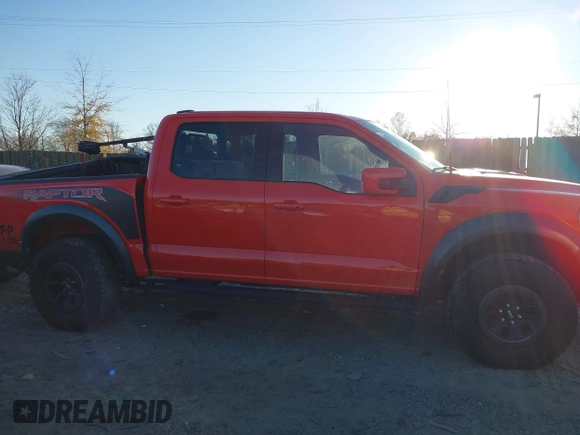 2023 Ford F-150 Raptor with VIN 1FTFW1RG4PFB17389, listed as a IAAI auction lot 38170289 with 19,772 mi miles and . Bid and sale history available at DreamBid. Image 13.