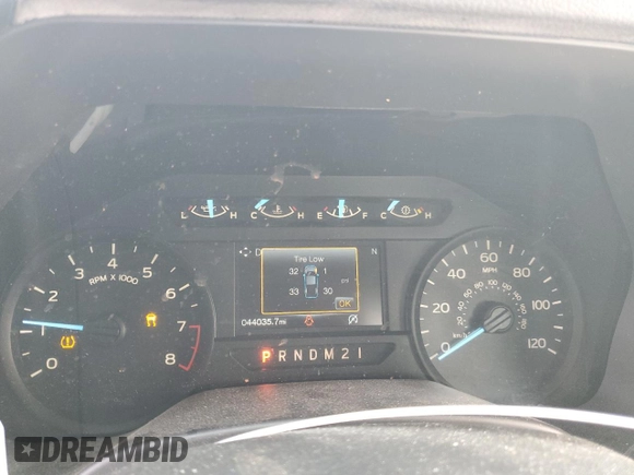 2018 Ford F-150 XL with VIN 1FTMF1EB3JKD90646, listed as a Copart auction lot 48501195 with 44,035 mi miles and Salvage title. Bid and sale history available at DreamBid. Image 9.