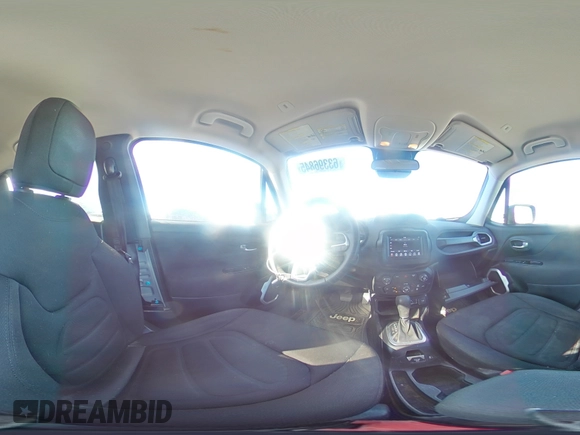 2018 Jeep Renegade Latitude with VIN ZACCJABB7JPJ43311, listed as a Copart auction lot 63396845 with 86,411 mi miles and Salvage title. Bid and sale history available at DreamBid. Image 14.
