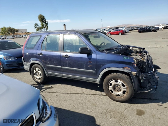 2006 Honda CR-V LX with VIN JHLRD68526C004947, listed as a Copart auction lot 72651364 with 193,800 mi miles and Salvage Title. Bid and sale history available at carsss.com. Image 4.