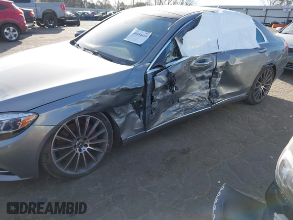 2015 Mercedes-Benz S 550 with VIN WDDUG8FB2FA107693, listed as a IAAI auction lot 41684610 with Not provided miles and . Bid and sale history available at DreamBid. Image 6.