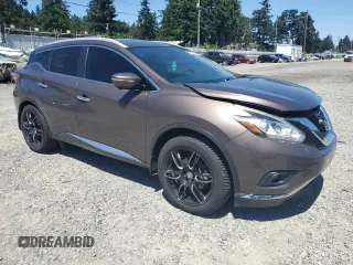2015 Nissan Murano Platinum with VIN 5N1AZ2MH8FN225229, listed as a Copart auction lot 62321005 with 122,316 mi miles and Salvage title. Bid and sale history available at DreamBid. Image 4.